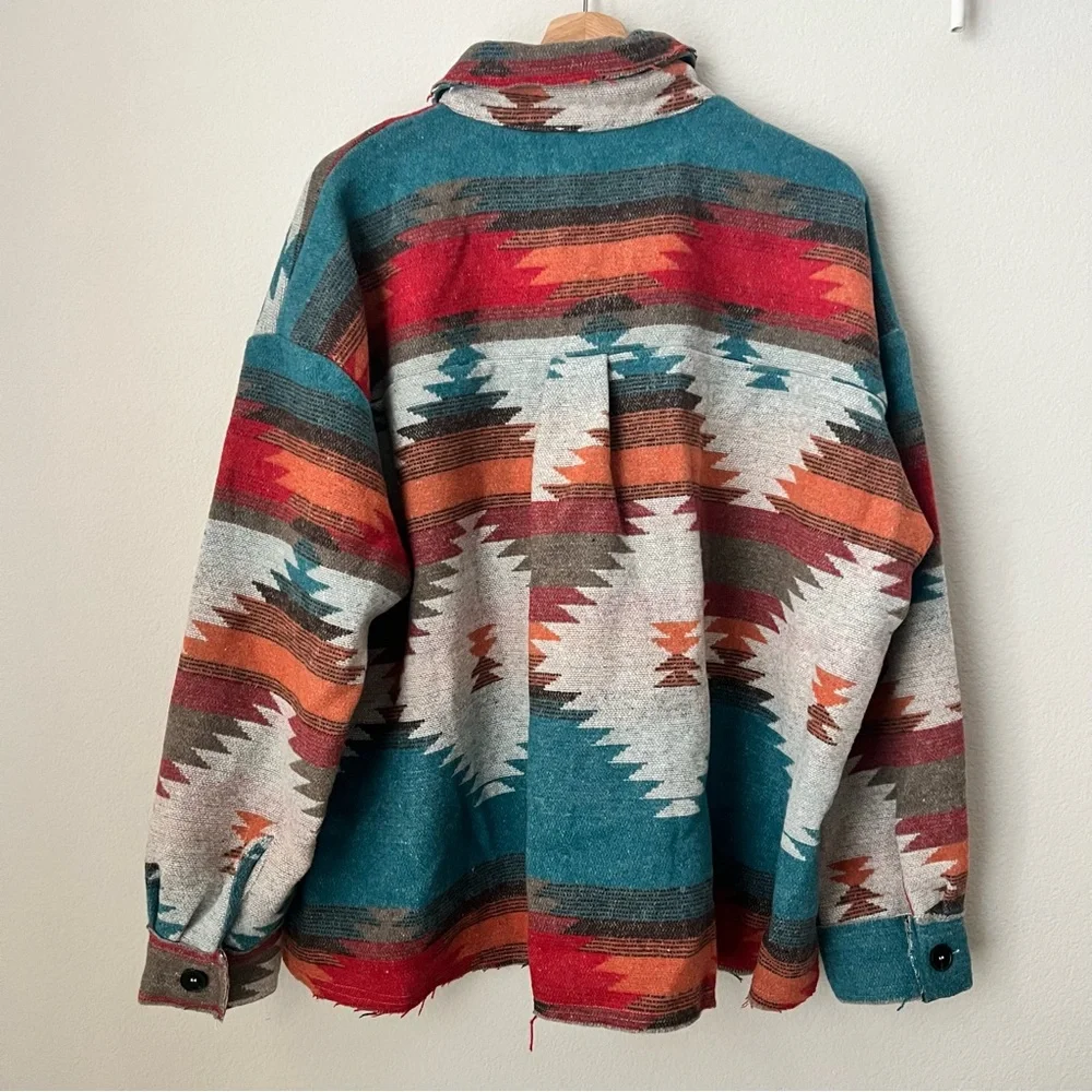 LA MIEL Multicolor Patterned Jacket - Picture 4 of 6